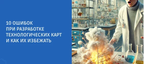 10 ошибок при разработке технологических карт и как их избежать